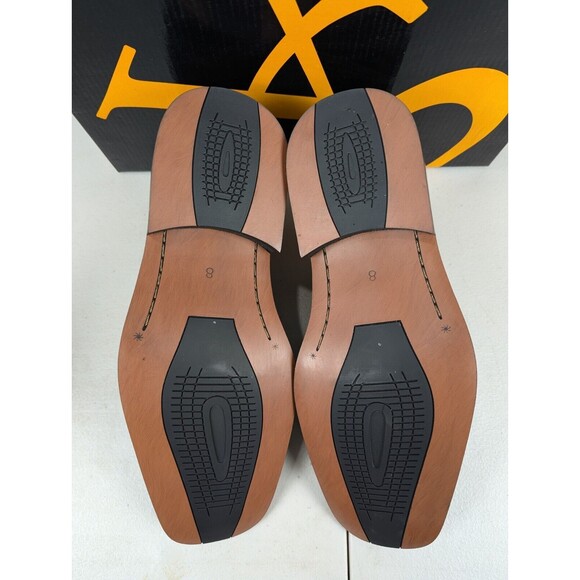 Stacy Adams Dress Shoes Men\'s Size 8 Black Leather Loafer Slip On Square Toe NWT main image 4